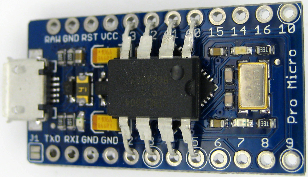 eeprom on arduino pro micro, to view